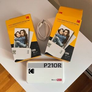 Kodak Mini 2 Retro 4PASS Portable Photo Printer with 50 Mini Shots